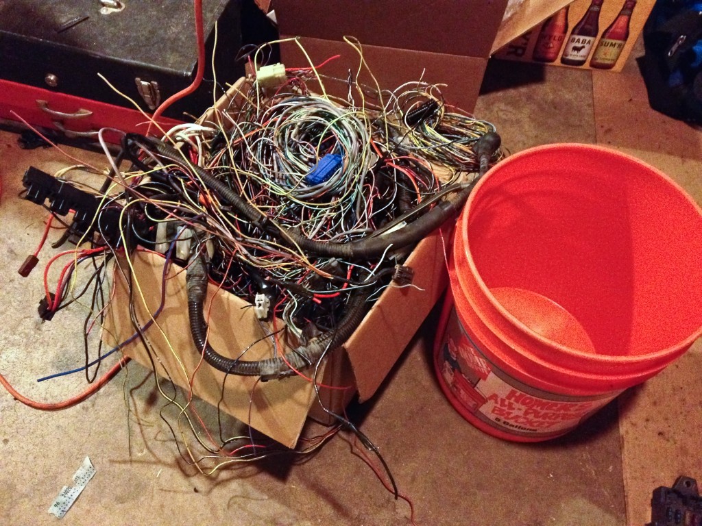 Left over wiring